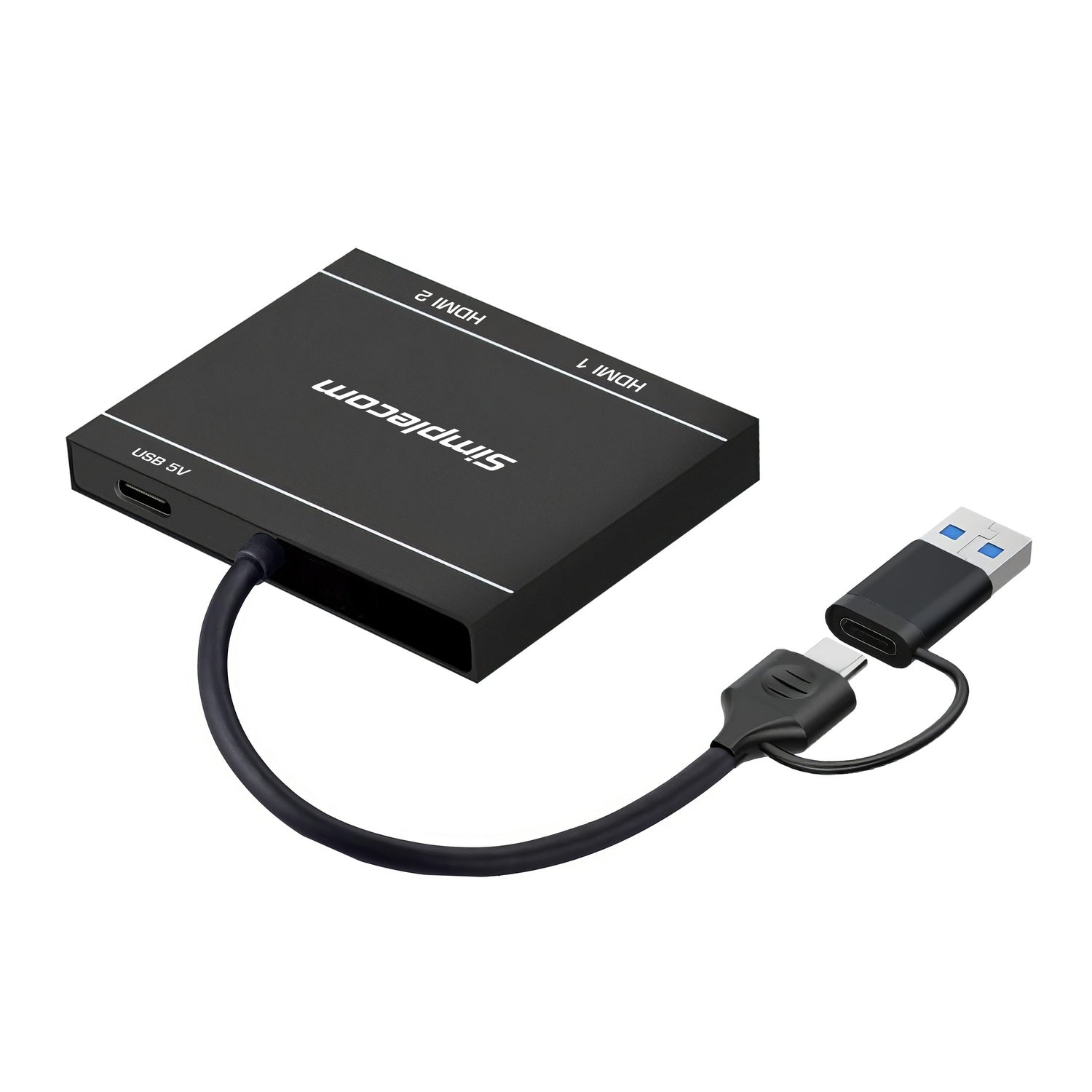 Simplecom DA327 USB 3.0 USB-C to Dual HDMI Adapter 1080p