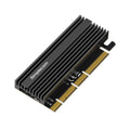 Simplecom NVMe M.2 SSD to PCIe Expansion Card with Aluminium Heat Sink, Black - SuperSaverAU - view 1