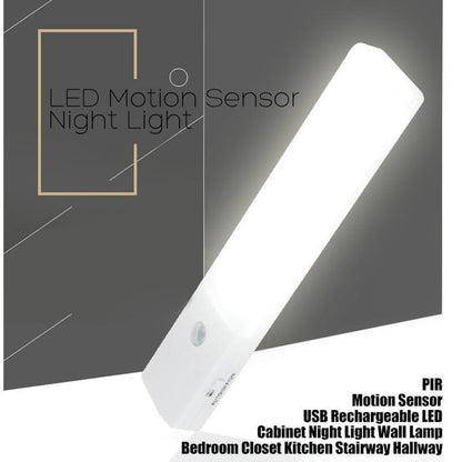 EL806 Rechargeable LED Night Light Torch, Motion Sensor, 15*3*1.4cm