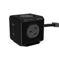 Allocacoc PowerCube Extended 4 Outlets 2 USB-A + 1 USB-C PD 20W with Surge 1.5M Black (11407-AUEUAC) - SuperSaverAU - view 1