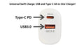 BDI 25W PD Quick Charger AU plug with USB-A and Type-C Ports - SuperSaverAU - view 4