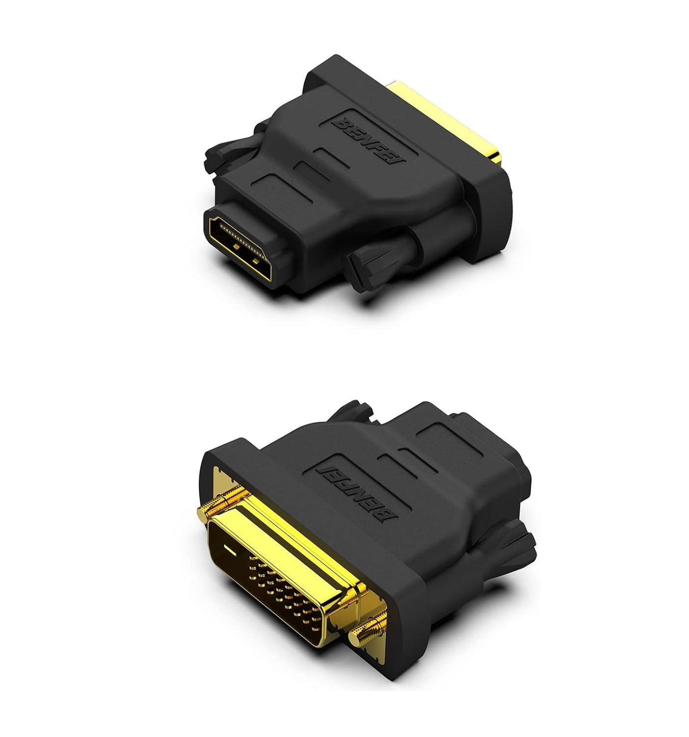 BENFEI DVI to HDMI, Bidirectional DVI to HDMI Male to Female 2 Pack - SuperSaverAU - view 1