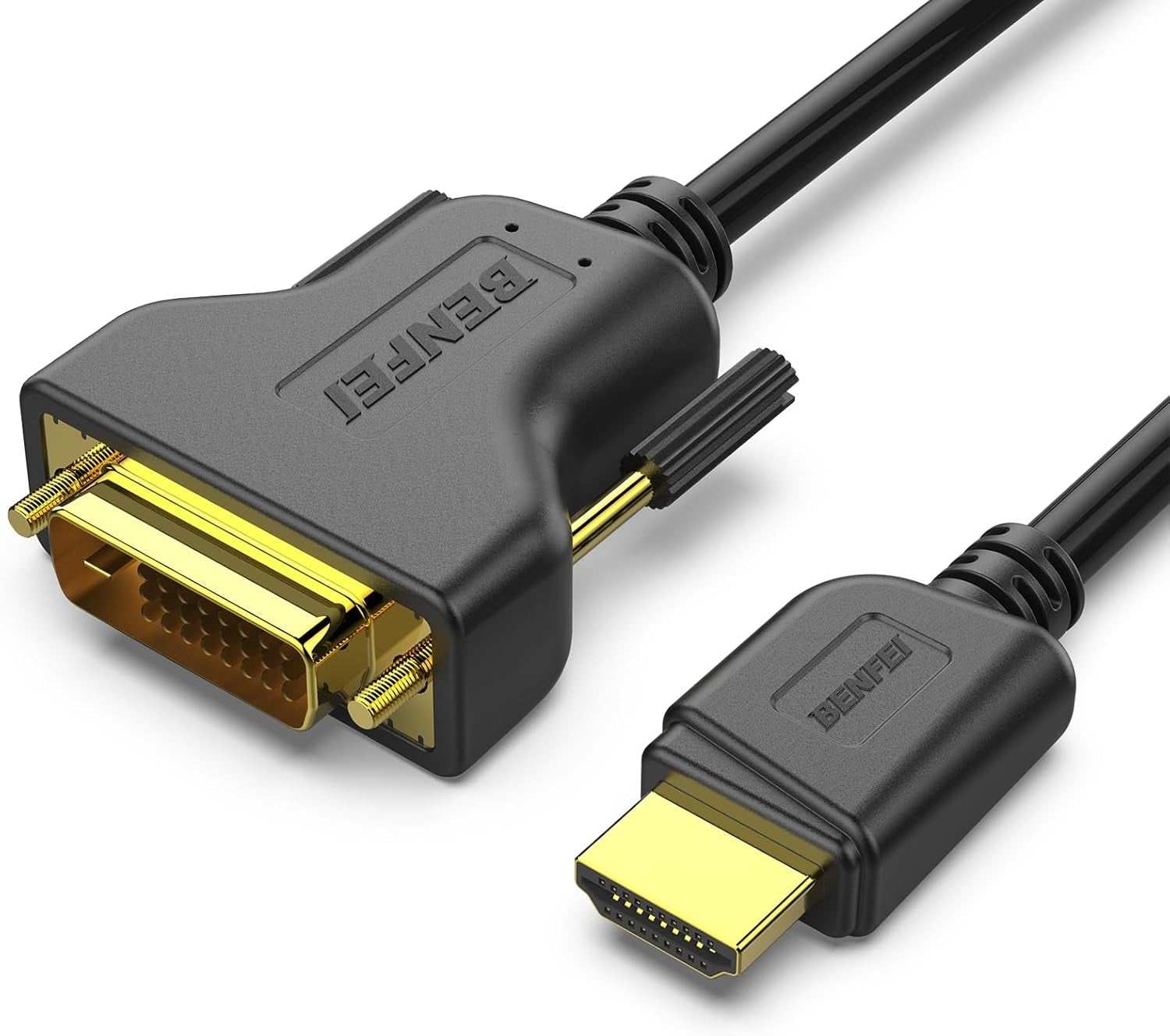 BENFEI HDMI to DVI, Bi Directional DVI-D 24+1 Male to HDMI Male High Speed Adapter Cable - SuperSaverAU - view 1