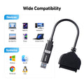BENFEI 2in1 USB-C/USB 3.0 to SATA III Hard Driver Adapter - SuperSaverAU - view 3