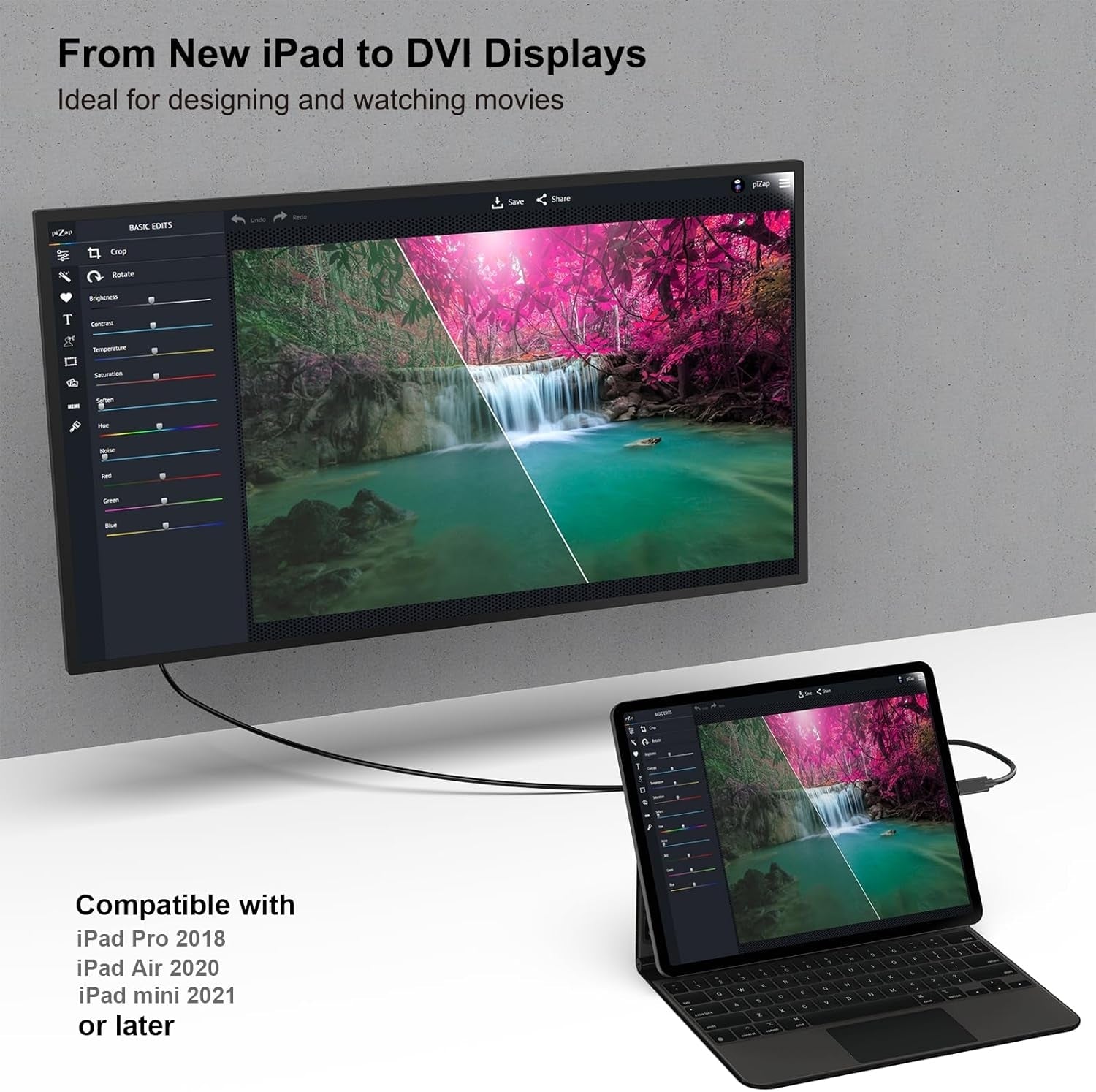 BENFEI USB C to DVI Cable 1.8m - SuperSaverAU - view 7