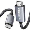 BENFEI 206GY-3F USB-C to HDMI 0.9M Cable 4K@60Hz, Aluminum Shell, Nylon Braided - SuperSaverAU - view 1