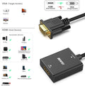 BENFEI HDMI to VGA, Uni-Directional HDMI Computer to VGA Monitor  Adapter (Female to Male) with 3.5mm Audio Jack - SuperSaverAU - view 5