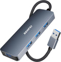 BENFEI USB 3.0 4-port Hub USB A Splitter Ultra-Slim - SuperSaverAU - view 1