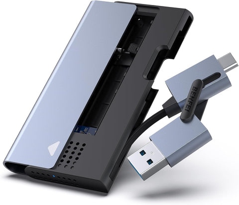 BENFEI 345GY M.2 NVME SATA SSD Enclosure, 10 Gbps USB Type-C/Type-A to NVME PCI-E SATA M-Key/(B+M) - SuperSaverAU - view 1