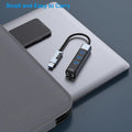 BENFEI 350GY 2-in-1 USB-C+USB 3.0 to RJ45 Gigabit Ethernet Port + 3-Port USB 3.0 HUB - SuperSaverAU - view 6