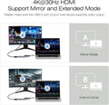 BENFEI USB C Hub 5-in-1 with 4K HDMI(Certified) Aluminum Case - SuperSaverAU - view 4