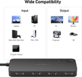BENFEI 365BK HDMI Switch 4 in 1 Out 4K@60Hz, 2K@144Hz, HDCP 2.3 (with Adaptive Equalization Support 30ft HDMI Transmit) - SuperSaverAU - view 6