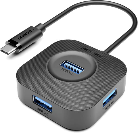 BENFEI 371BK USB-C 4-port USB 3.0 Hub - SuperSaverAU - view 1