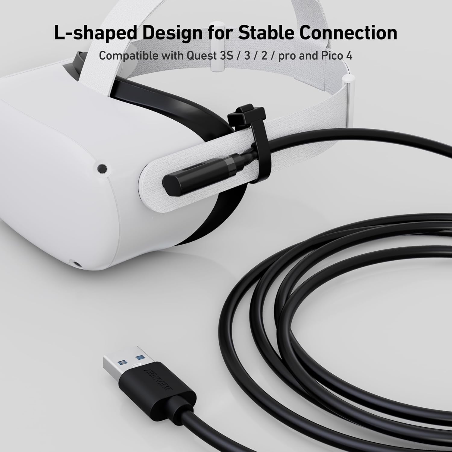 BENFEI 375BK-5M Link Cable 16 FT USB 3.0 to USB C Cable for VR Headset 5M - SuperSaverAU - view 3