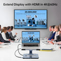 BENFEI 380GY Laptop Stand with USB C 6 in1 4K@60Hz HDMI, 4 x USB3.0, 100W PD Docking Station - SuperSaverAU - view 6