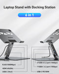 BENFEI 398GY TYPE-C 6-in-1 HDMI+USB-C(10G)+RJ45+2xUSB-A(10G)+PD - SuperSaverAU - view 3
