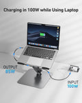 BENFEI 398GY TYPE-C 6-in-1 HDMI+USB-C(10G)+RJ45+2xUSB-A(10G)+PD - SuperSaverAU - view 4