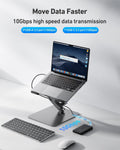 BENFEI 398GY TYPE-C 6-in-1 HDMI+USB-C(10G)+RJ45+2xUSB-A(10G)+PD - SuperSaverAU - view 5