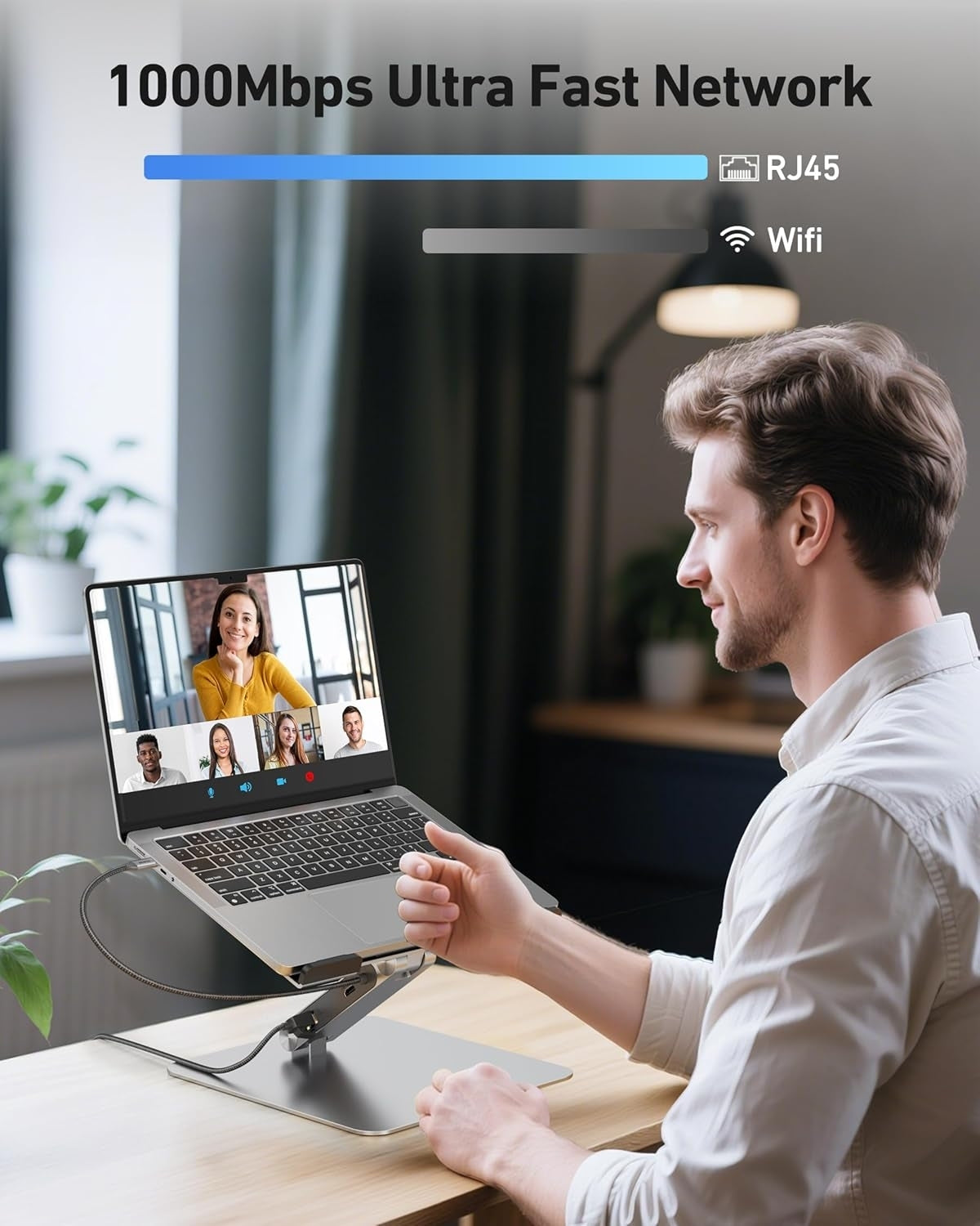 BENFEI 398GY TYPE-C 6-in-1 HDMI+USB-C(10G)+RJ45+2xUSB-A(10G)+PD - SuperSaverAU - view 6