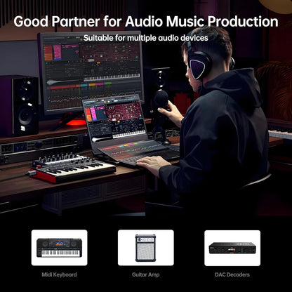 BENFEI 405GY-3M USB B to USB C Printer Cable, Nylon Braided, Premium Aluminium Alloy Case 2M