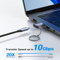 BENFEI 407GY USB Type-A to USB-C Adapter Male to Female Supporting 5V 3A Charging and 10Gbps Data Transmit - SuperSaverAU - view 6