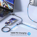 BENFEI 408GY USB-C to USB-C+A + PD (100W) Video/Audio Capture Card Supporting Full HD 1080P 60FPS for Streaming, Recording, Gaming - SuperSaverAU - view 2