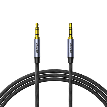 BENFEI 427GY 10M 3.5mm TRRS Male to Male Audio Cable, 4-Pole Stereo Mic Aux Cable, Nylon Braided Headphone Jack Cord
