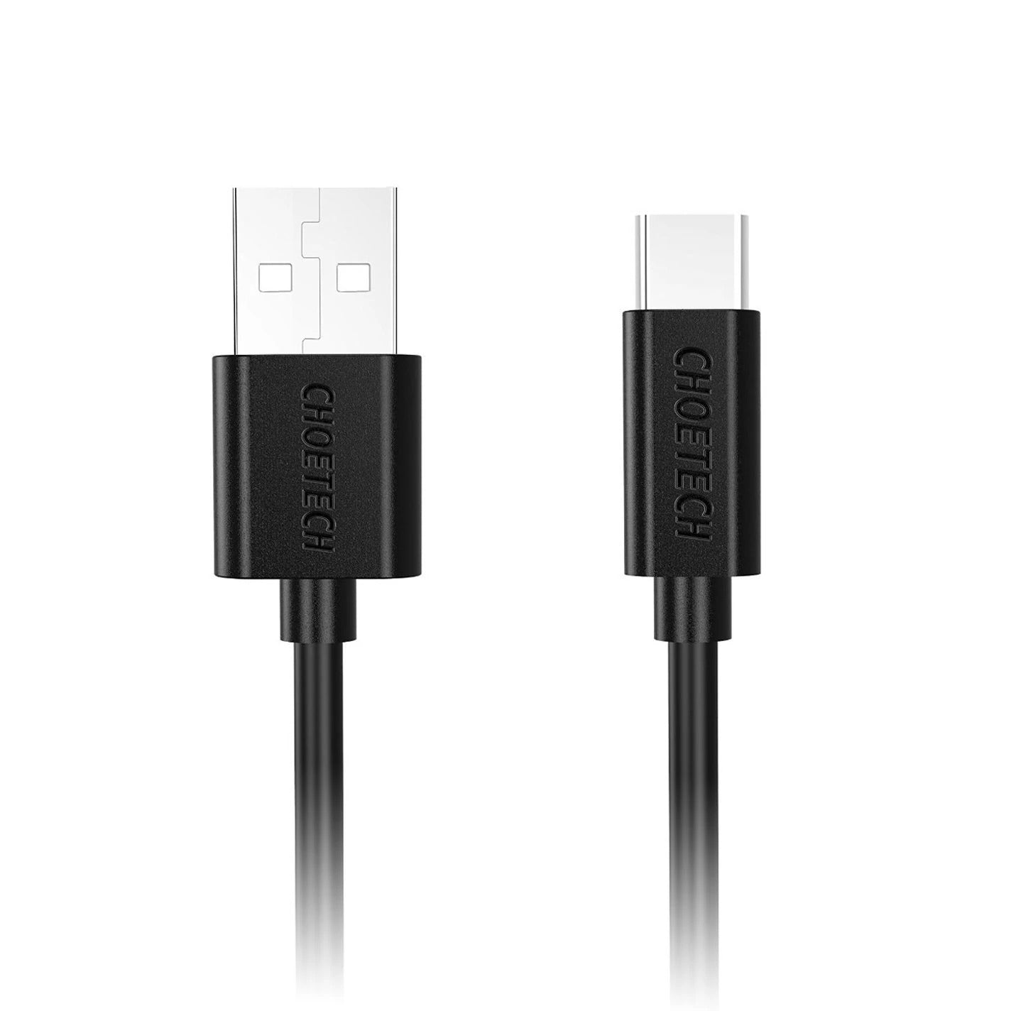 CHOETECH AC0004 USB-A to USB-C Charge & Sync Cable 3M Black - SuperSaverAU - view 1