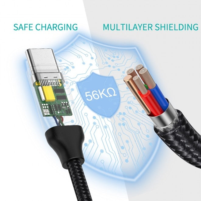 CHOETECH AC0007-102GY USB 3.0 Type-A to Type-C Cable 2M - SuperSaverAU - view 5