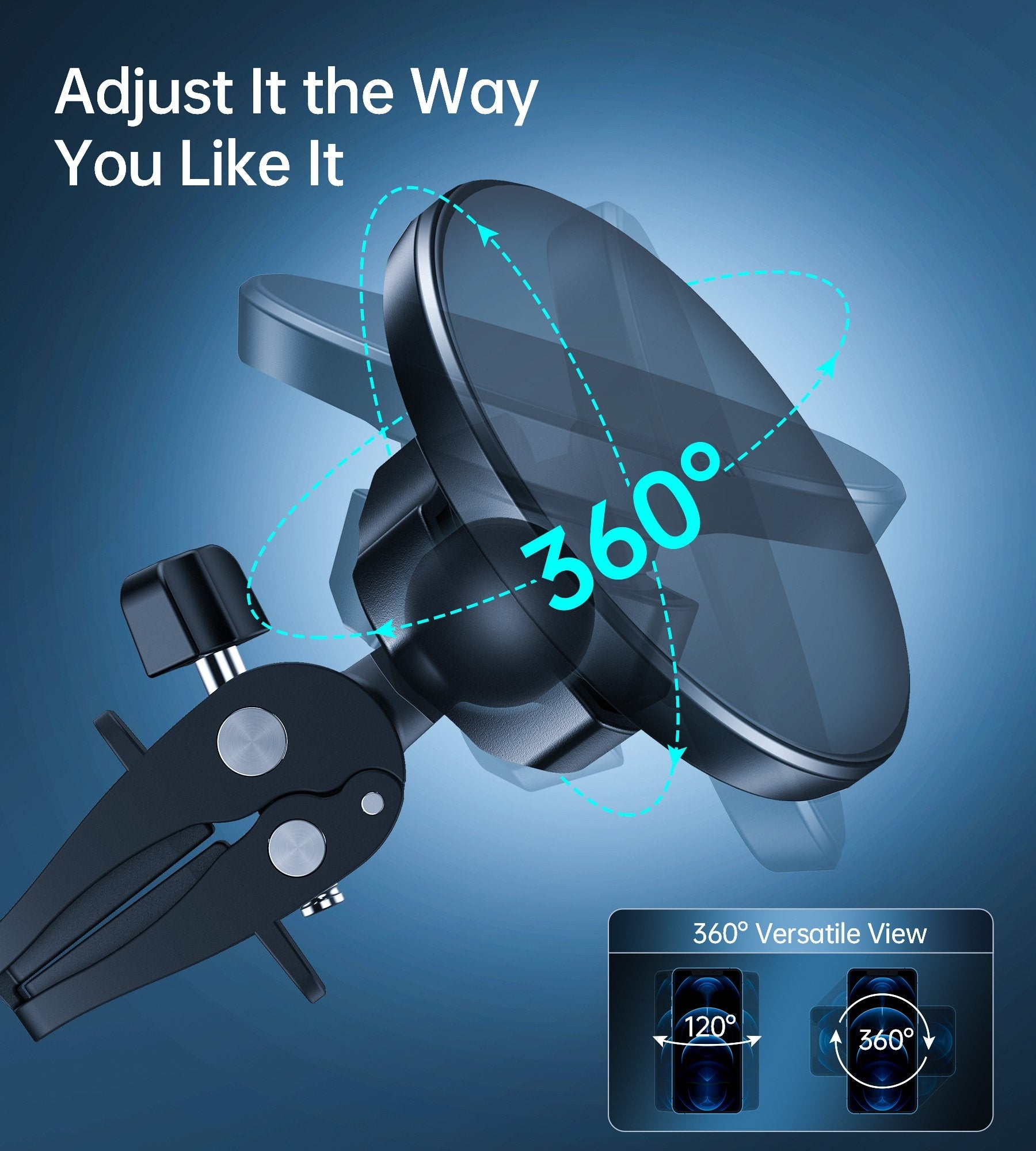 CHOETECH AT0004 Magsafe iPhone 12 Magnetic Car Mount Car Air Vent Phone Holder - SuperSaverAU - view 8