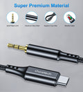 CHOETECH Type-C to 3.5mm AUX Cable 1M, 24bit/96kHz, Durable, Plug and Play - SuperSaverAU - view 5