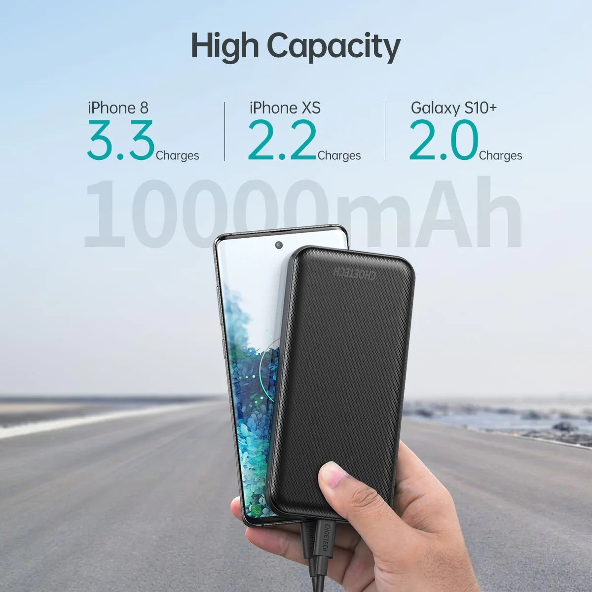 CHOETECH B627 10000mAh PD18W Power Bank - SuperSaverAU - view 4