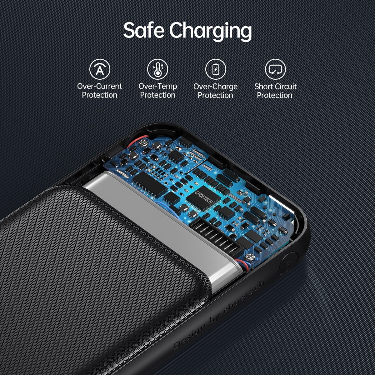 CHOETECH B627 10000mAh PD18W Power Bank - SuperSaverAU - view 9