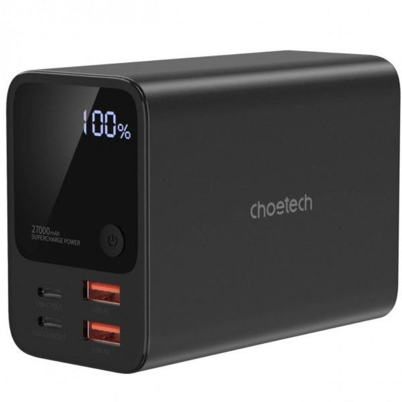 CHOETECH B635 Dual PD 100W 27000 mAh Power Bank - SuperSaverAU - view 1