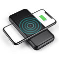 Choetech B650-CC 10000mAh Power Bank with Wireless Charging, USB-C & USB-A Ports Black - SuperSaverAU - view 1