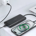 CHOETECH B654 10000mAh Pwer Bank 22.5W USB-A / USB-C / micro USB with built-in USB-C / Lightning cable - black - SuperSaverAU - view 6