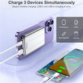 CHOETECH B655-SL 5000mAh Magnetic Wireless Power Bank 10W (Silver) - SuperSaverAU - view 4