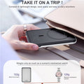 CHOETECH B655-SL 5000mAh Magnetic Wireless Power Bank 10W (Silver) - SuperSaverAU - view 5