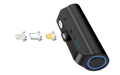 CHOETECH 3000mAh Mini Power Bank - Compact, LED Display, 3 Magnetic Connectors, Black - SuperSaverAU - view 1