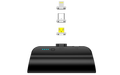 CHOETECH 3000mAh Mini Power Bank - Compact, LED Display, 3 Magnetic Connectors, Black - SuperSaverAU - view 2