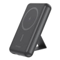 CHOETECH B662-BK USB-A + USB-C + Wireless Magnetic Power bank 5000mAh (Black) - SuperSaverAU - view 1