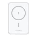 CHOETECH B662-WH USB-A + USB-C + Wireless Magnetic Power bank 5000mAh (White) - SuperSaverAU - view 1