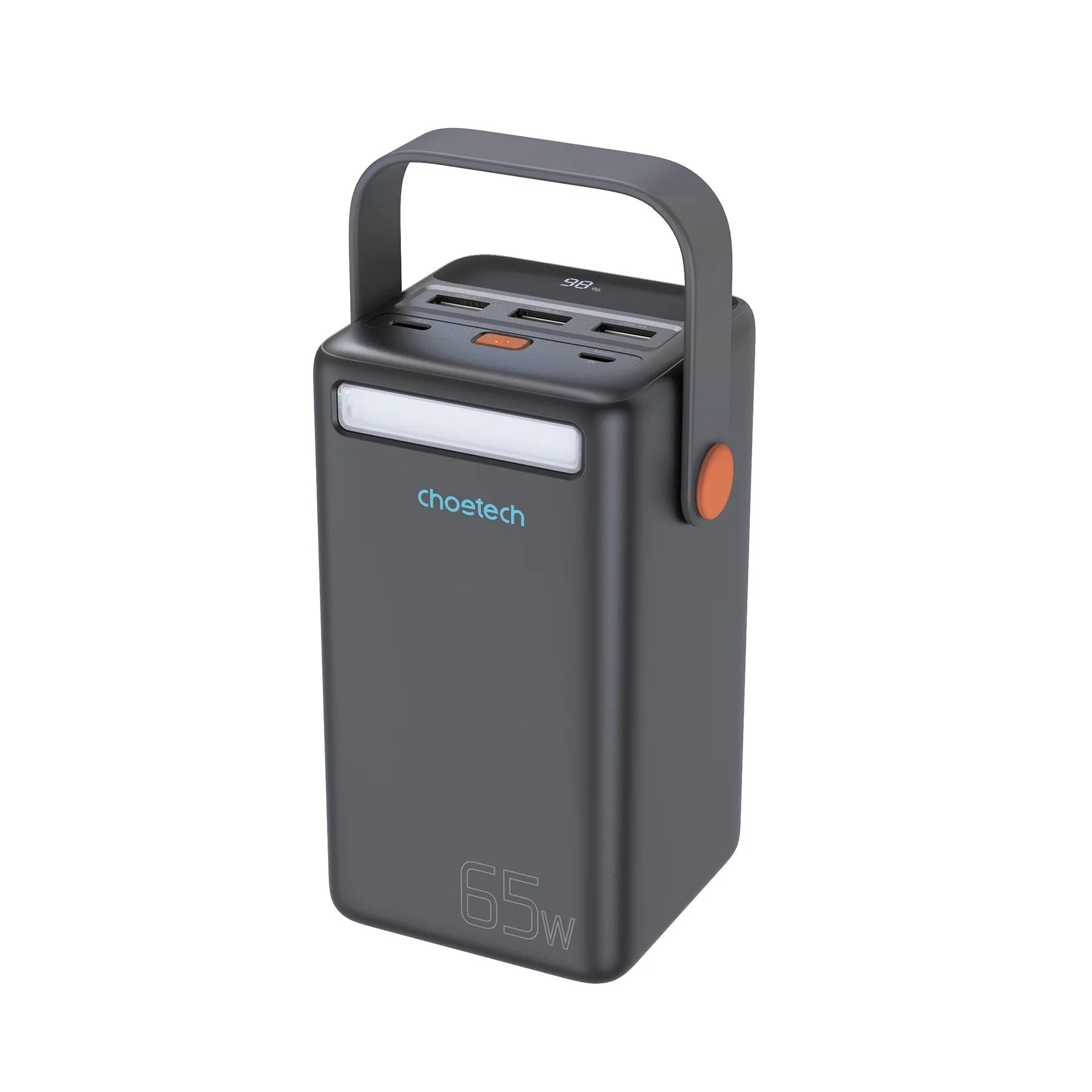 CHOETECH B664 50000mAh PD65W Power Bank with LED Flashlight LCD Display - SuperSaverAU - view 1
