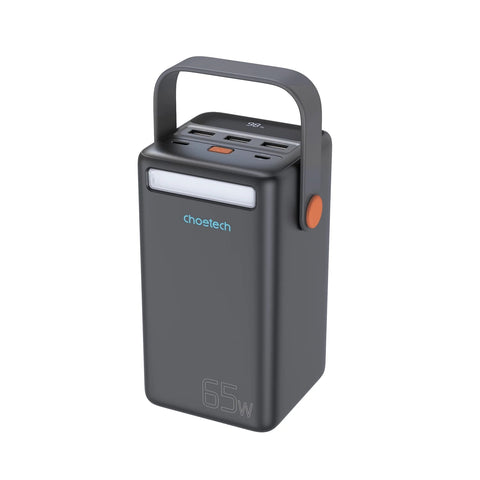 CHOETECH B664 50000mAh PD65W Power Bank with LED Flashlight LCD Display - SuperSaverAU - view 1