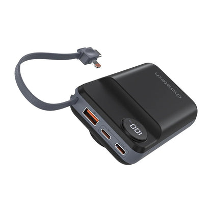 CHOETECH B696-BK 20000mAh 22.5W USB-A + USB-C x 2 + MagLeap Wireless Charge Power Bank Black