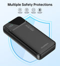 CHOETECH B729 20000mAh Power Bank PD22.5W with Digital Display - SuperSaverAU - view 6
