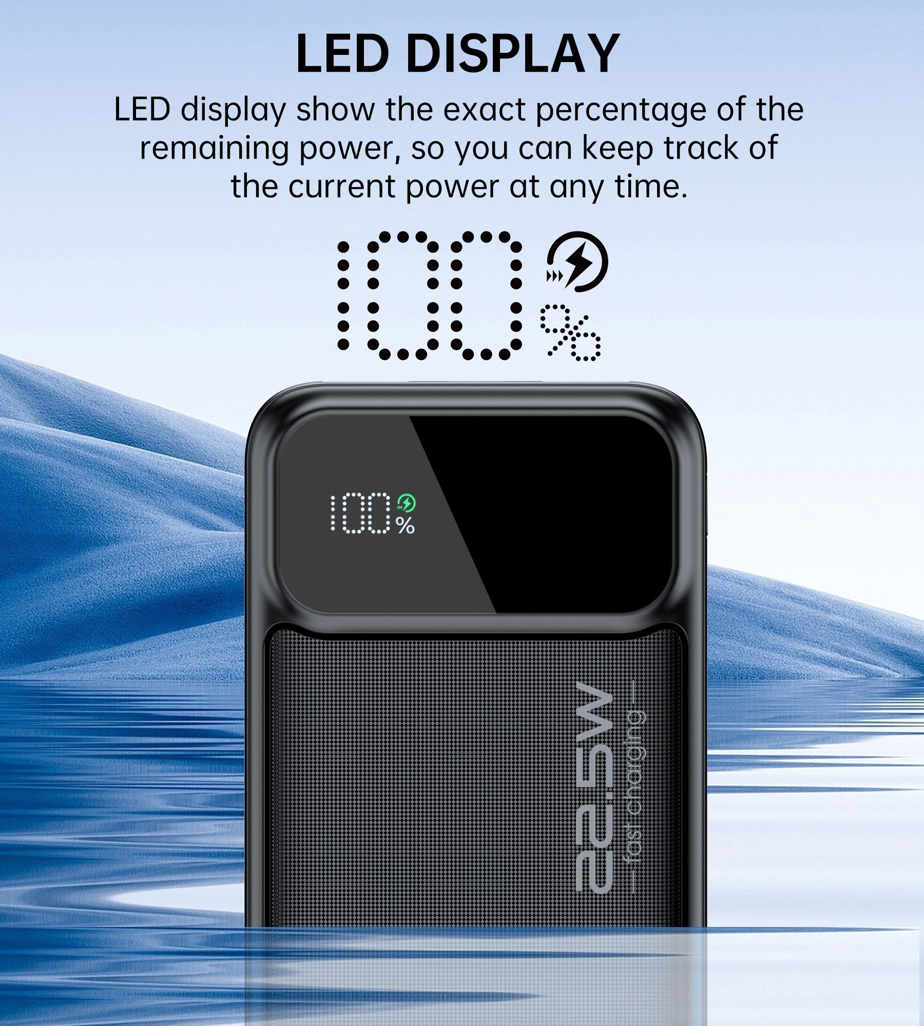 CHOETECH B731 40000mAh Power Bank PD22.5W with Digital Display - SuperSaverAU - view 10