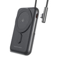 CHOETECH B735-BK 10000mAh 20W MagLeap Wireless Power Bank Black with Phone Holder and Build-in Cable - SuperSaverAU - view 2