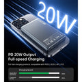 CHOETECH B739-BK 20W Slim USB-C 10000mAh Magnetic Power Bank - Black - SuperSaverAU - view 4
