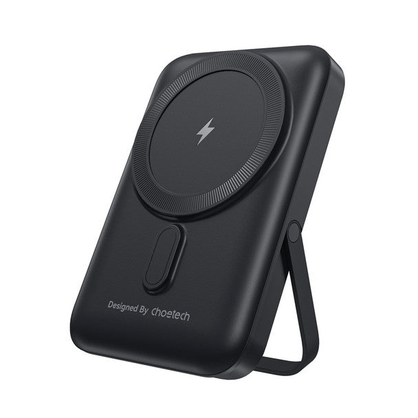 CHOETECH B743-BK 10000mAh PD20W Magnetic Power Bank with Holder Black - SuperSaverAU - view 1